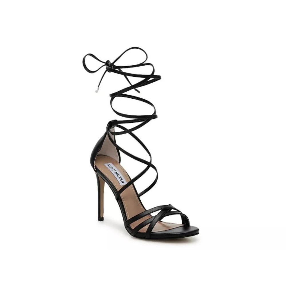 Steve Madden Stunir Sandal Heels Black